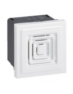 Ronfleur 70dB à 1m Mosaic 2 modules tension 230V~ à 50Hz ou 60Hz et 25mA de consommation blanc LEGRAND 076641