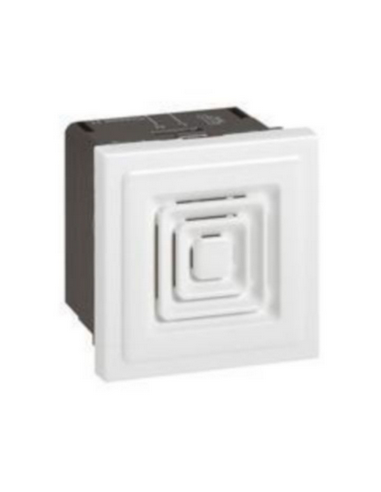 Ronfleur 70dB à 1m Mosaic 2 modules tension 230V~ à 50Hz ou 60Hz et 25mA de consommation blanc LEGRAND 076641