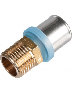 Raccord droit multicouche à sertir Mâle 20X2 1/2M RBM 6732020