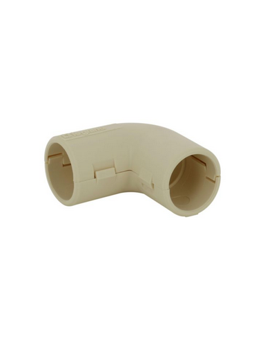 Coude équerre 90° IP40 Ø25mm sable RAL1015 LEGRAND 06224