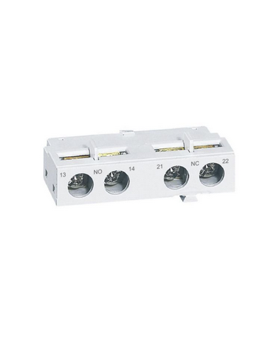 Contacts auxiliaires 1NO et 1NF pour disjoncteur moteur MPX³ montage frontal LEGRAND 417403