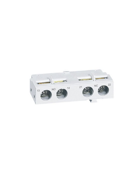 Contacts auxiliaires 1NO et 1NF pour disjoncteur moteur MPX³ montage frontal LEGRAND 417403