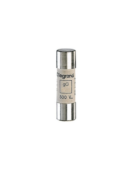 Cartouche industrielle cylindrique type gG 14x51mm sans percuteur 50A LEGRAND 014350