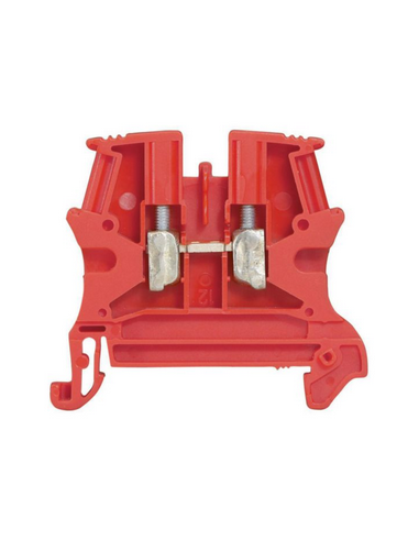 Bloc de jonction de passage à vis viking 3 avec 1 jonction 1 entrée 1 sortie section 4mm² pas 6mm rouge LEGRAND 037131