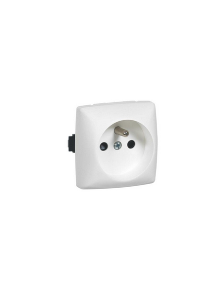 Prise de courant 2P+T à bornes automatiques Appareillage saillie composable blanc LEGRAND 086127