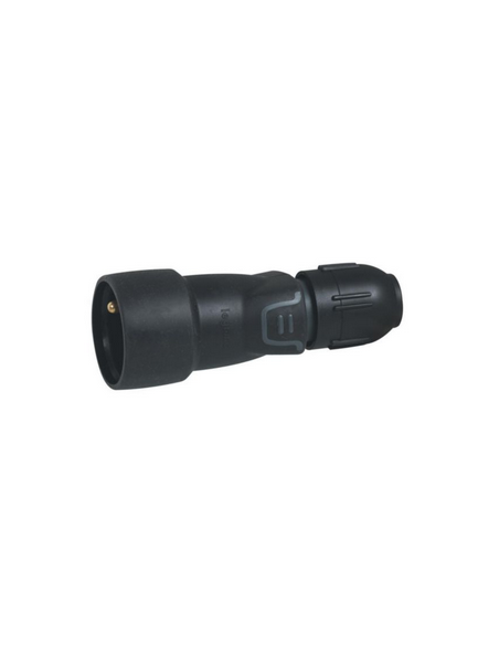 Prolongateur caoutchouc 2P+T 16A IK08 à connexion automatique IP44 LEGRAND 050111