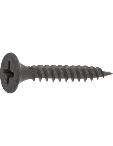 500 Vis plaque de plâtre Tête trompette PH Acier phosphaté noir RIFIX 1PLACO3555