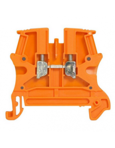 Bloc de jonction de passage à vis viking 3 avec 1 jonction 1 entrée 1 sortie section 4mm² pas 6mm orange LEGRAND 037121 2