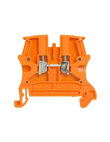 Bloc de jonction de passage à vis viking 3 avec 1 jonction 1 entrée 1 sortie section 4mm² pas 6mm orange LEGRAND 037121