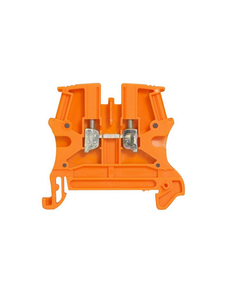 Bloc de jonction de passage à vis viking 3 avec 1 jonction 1 entrée 1 sortie section 4mm² pas 6mm orange LEGRAND 037121