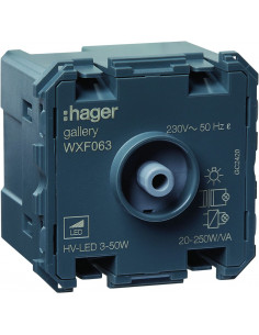 Variateur poussoir gallery HAGER WXF063