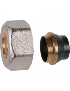 Raccord écrou Ø 15 mm Nitrile/Acier RBM 411520