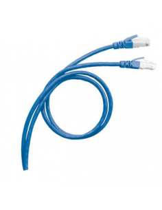 Cordon de brassage et utilisateurs RJ45 LCS³ catégorie 6 SF/UTP blindé impédance 100ohms longueur 2m PVC bleu LEGRAND 051753 2