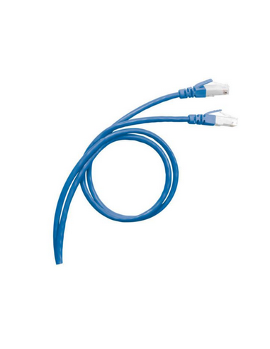 Cordon de brassage et utilisateurs RJ45 LCS³ catégorie 6 SF/UTP blindé impédance 100ohms longueur 2m PVC bleu LEGRAND 051753