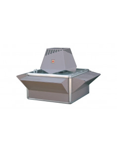 Tourelle d'extraction et de désenfumage agréées 400°C 2h taille 280 monophasé 230V 4 pôles rejet vertical NATHER 587895
