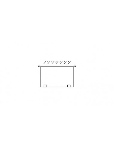 toit pare pluie pour caisson modulaire taille 8 et 9 NATHER 990459