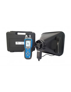 Kit de mesure vitesse d'air et débit appareil + cône de mesure NATHER 998295