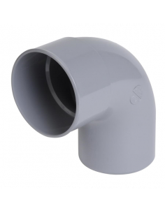 Coude PVC à coller Mâle - Femelle 87° Diamètre 80 mm NICOLL CR8 2