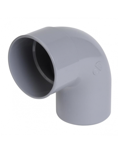 Coude PVC à coller Mâle - Femelle 87° Diamètre 80 mm NICOLL CR8