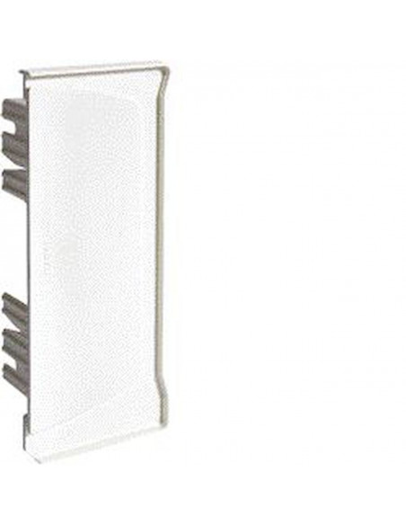 Embout queraz enclipsage direct pour GBD50131 RAL 9016 50x130mm Blanc Pure HAGER GBD5013169016