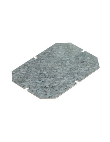 Plaque de montage métal épaisseur 15/10e pour boîtiers industriels 155x110mm LEGRAND 035811