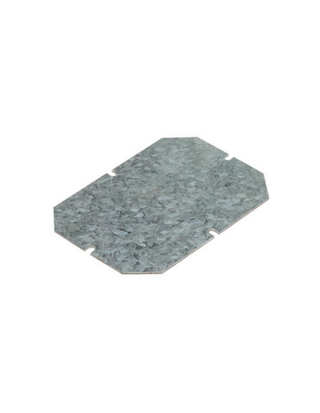 Plaque de montage métal épaisseur 15/10e pour boîtiers industriels 155x110mm LEGRAND 035811