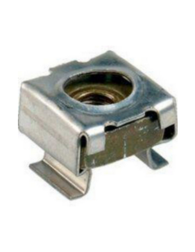 Écrou cage M6 pour fixation appareillage montage sur perforation carrée 8,3x8,3mm LEGRAND 036452
