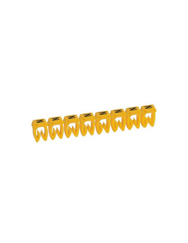 300 Repères CAB 3 pour filerie 0,5mm² à 1,5mm² et blocs de jonction avec lettre majuscule N LEGRAND 038313