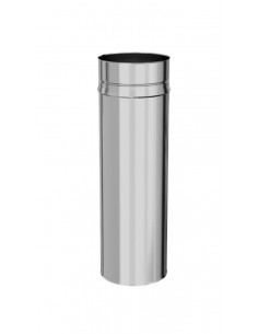 Tuyau rigide Inox 304 diamètre 180mm Longueur 330 mm Tous combustibles TI180 TOLERIE EMAILLERIE NANTAISE 633180