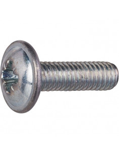 Vis métaux Tête cylindrique bombée PZ Acier zingué 6X20mm V2006020ZI 2