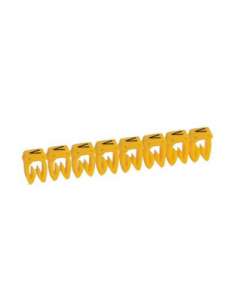 300 Repères CAB 3 pour filerie 0,5mm² à 1,5mm² et blocs de jonction avec lettre majuscule V LEGRAND 038321 2