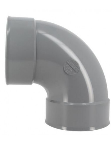 Coude simple femelle femelle 87°30 diamètre 160mm NICOLL CZ88