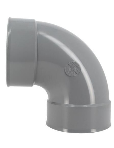 Coude simple femelle femelle 87°30 diamètre 160mm NICOLL CZ88