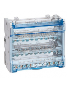 Répartiteur modulaire à barreaux étagés tétrapolaire 125A 10 départs 6 modules LEGRAND 400408