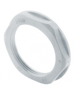 Ecrou plastique PG29 pour presse étoupe plastique hexagonal à embase gris RAL7035 LEGRAND 386877 2