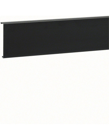 Couvercle pour plinthe SL 20x115mm Graphite Noir HAGER SL2011529011