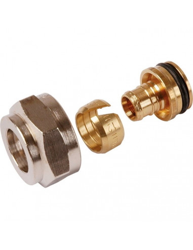 Raccord nickelé pour tube PER Femelle 16 SAR COMAP 835261