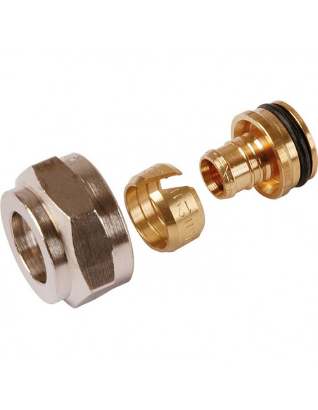 Raccord nickelé pour tube PER Femelle 16 SAR COMAP 835261