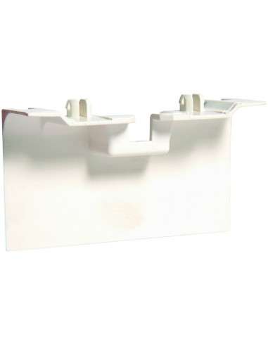 Pièce de recouvrement de support d'appareillage pour plintheSL20115 Pure HAGER SL20115AF9016