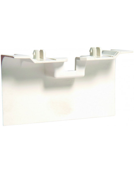 Pièce de recouvrement de support d'appareillage pour plintheSL20115 Pure HAGER SL20115AF9016