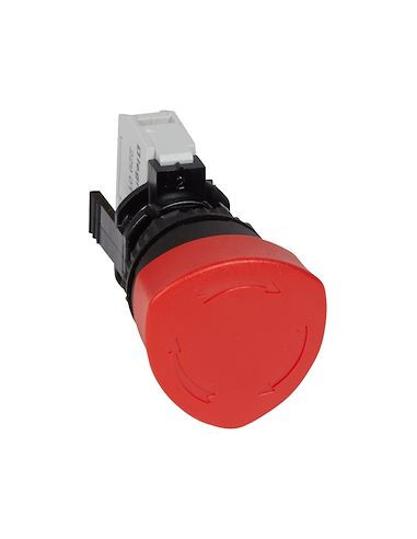 Coup de poing à accrochage non lumineux Osmoz complet IP69 d40 pousser-tourner LEGRAND 023720