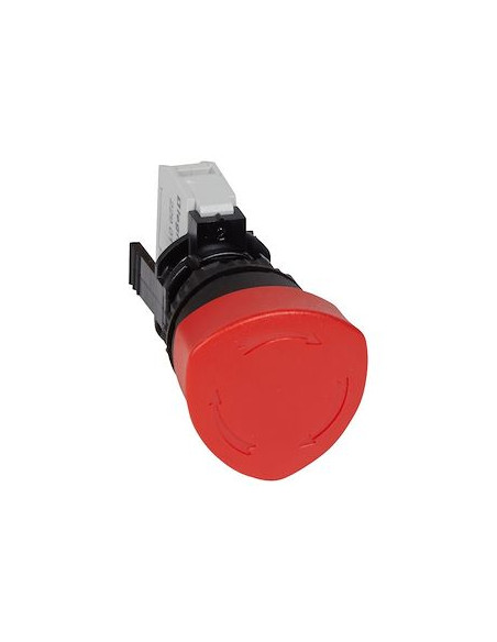 Coup de poing à accrochage non lumineux Osmoz complet IP69 d40 pousser-tourner LEGRAND 023720