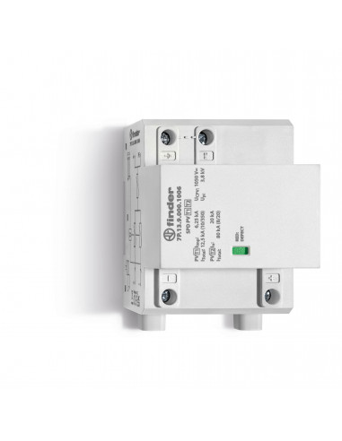 Parafoudre T1+2 pour photovoltaïque 1050VDC 3 varistors sans télésignalisation FINDER 7P1390000006