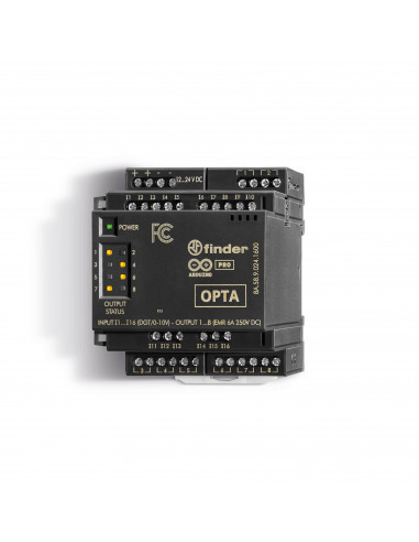 Module d'extension OPTA électromécanique16 entrées 8 sorties EMR 6A FINDER 8A5890241600PAS