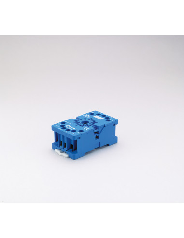 Support 10A 250V pour séries 6013 bleu étrier métal à cage FINDER 90833SMA