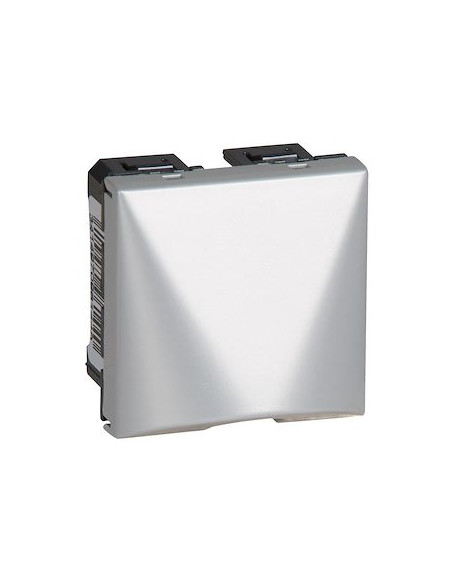 Sortie de câble Mosaic 2 modules avec serre-câbles-câble D.4-12mm alu LEGRAND 079249