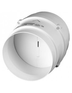 Clapet anti-retour PVC multi-diamètres Ø 120-130/ 125 mm S&P 860092