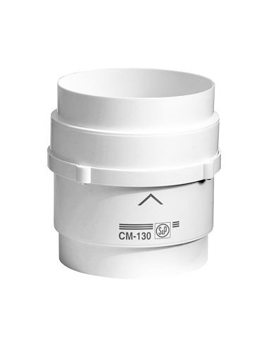 Clapet anti-retour PVC multi-diamètres Ø 120-130/ 125 mm S&P 860092