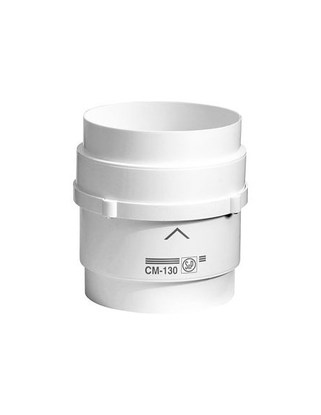 Clapet anti-retour PVC multi-diamètres Ø 120-130/ 125 mm S&P 860092
