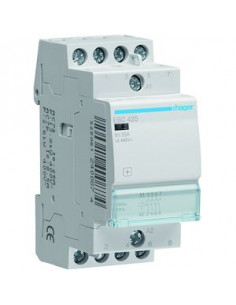 Contacteur sans commande manuelle 25A 4F 230V HAGER ESC425 2